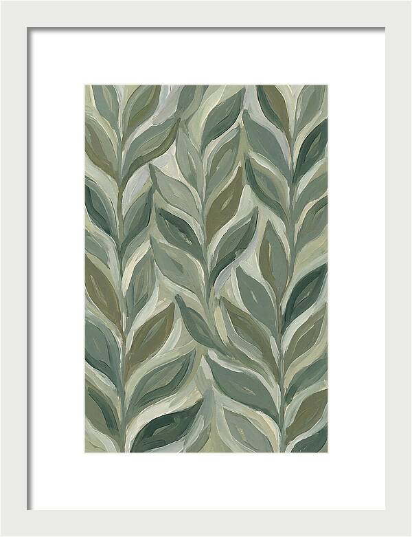 Leafy Elegance In Green