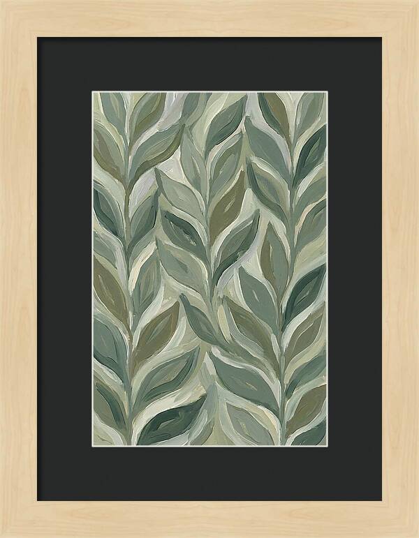Leafy Elegance In Green
