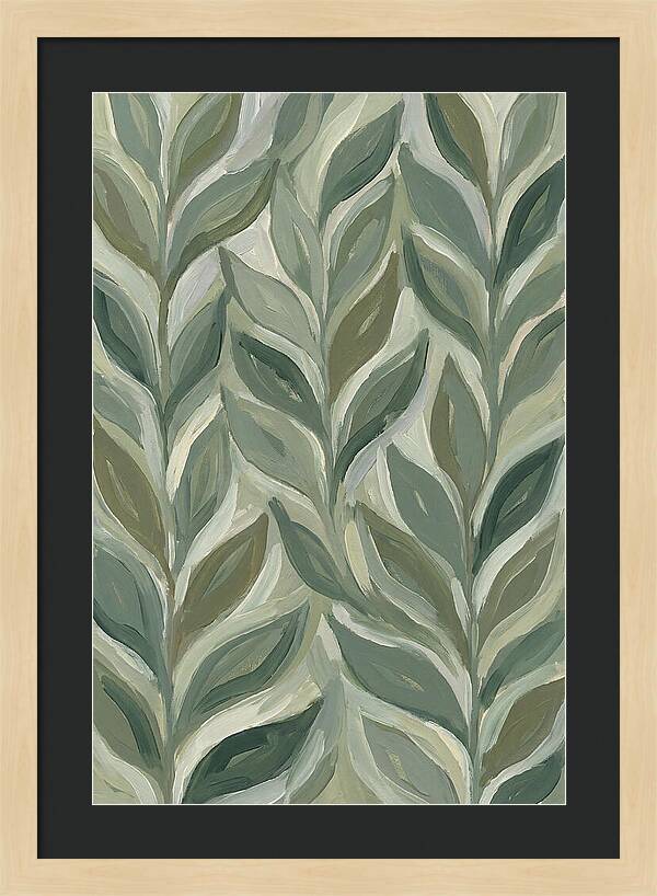 Leafy Elegance In Green