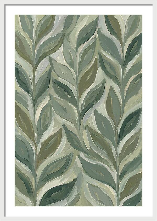 Leafy Elegance In Green