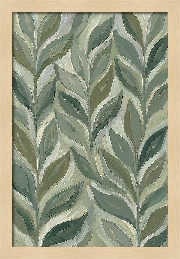 Leafy Elegance In Green
