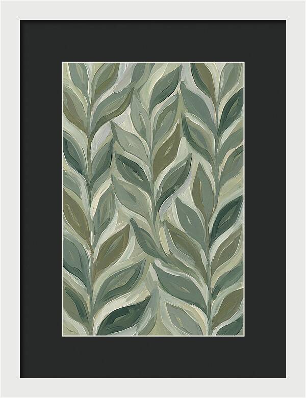 Leafy Elegance In Green