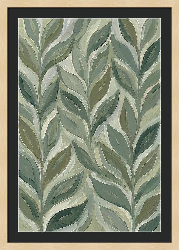 Leafy Elegance In Green