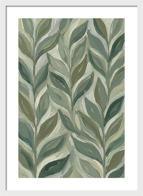 Leafy Elegance In Green