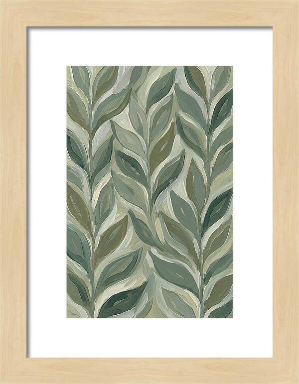 Leafy Elegance In Green