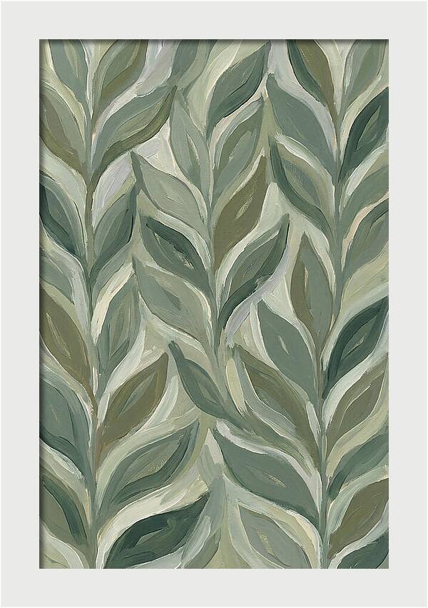 Leafy Elegance In Green