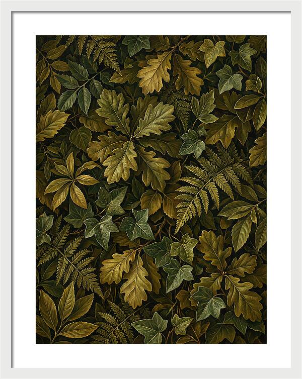Leafy Elegance In Realism