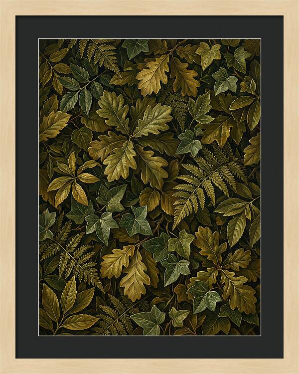 Leafy Elegance In Realism