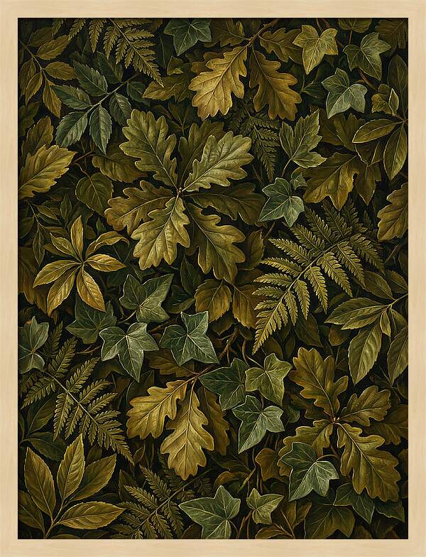 Leafy Elegance In Realism