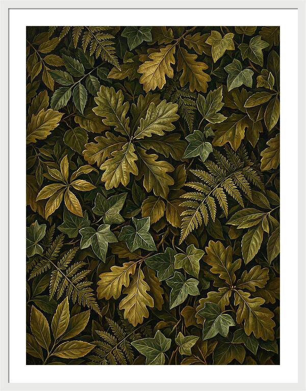 Leafy Elegance In Realism