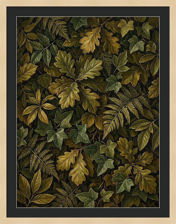 Leafy Elegance In Realism
