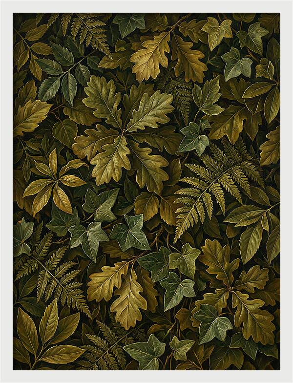 Leafy Elegance In Realism