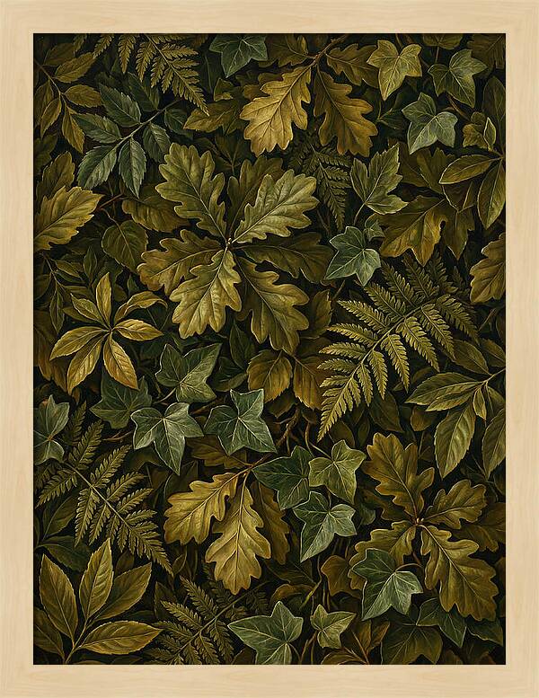 Leafy Elegance In Realism