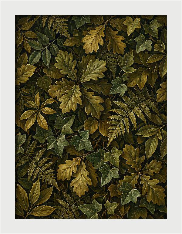 Leafy Elegance In Realism