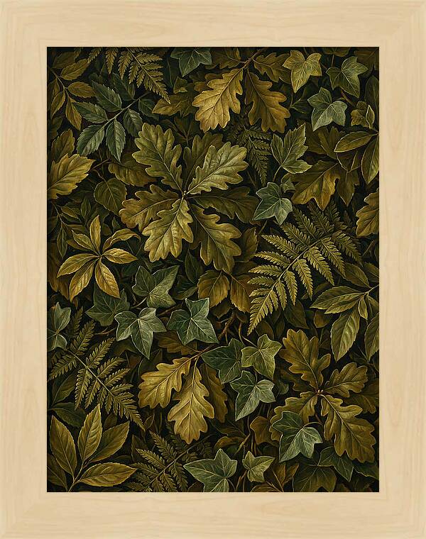Leafy Elegance In Realism