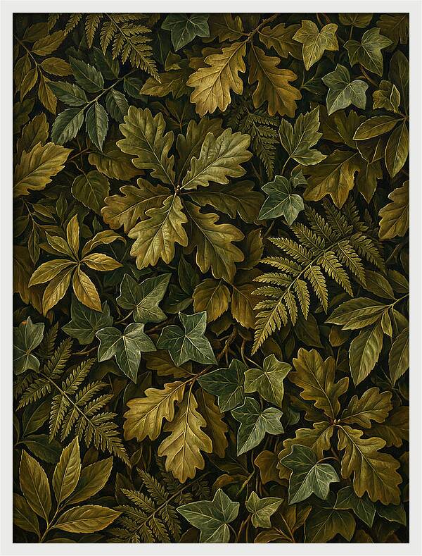 Leafy Elegance In Realism