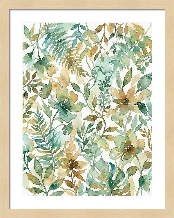 Leafy Watercolor Harmony