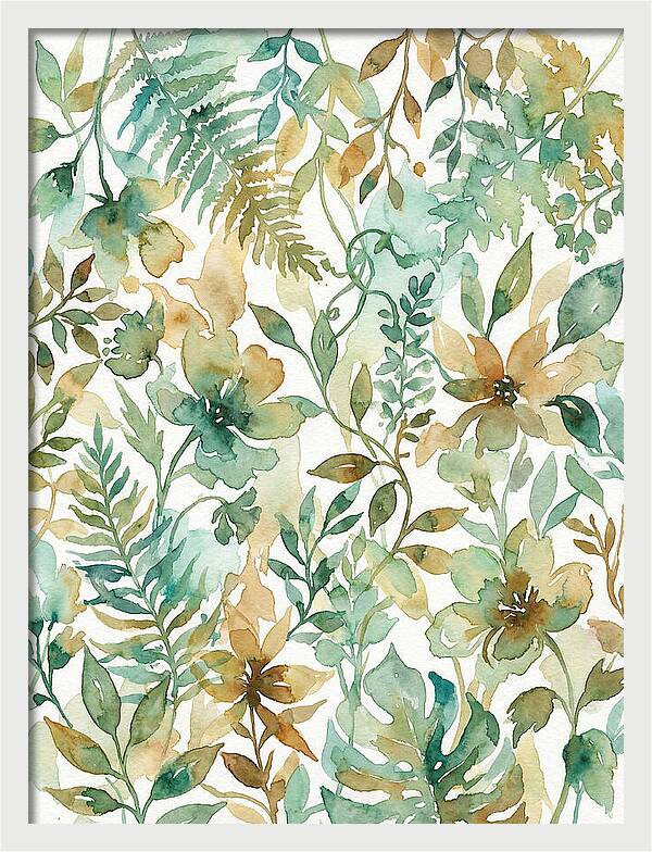 Leafy Watercolor Harmony