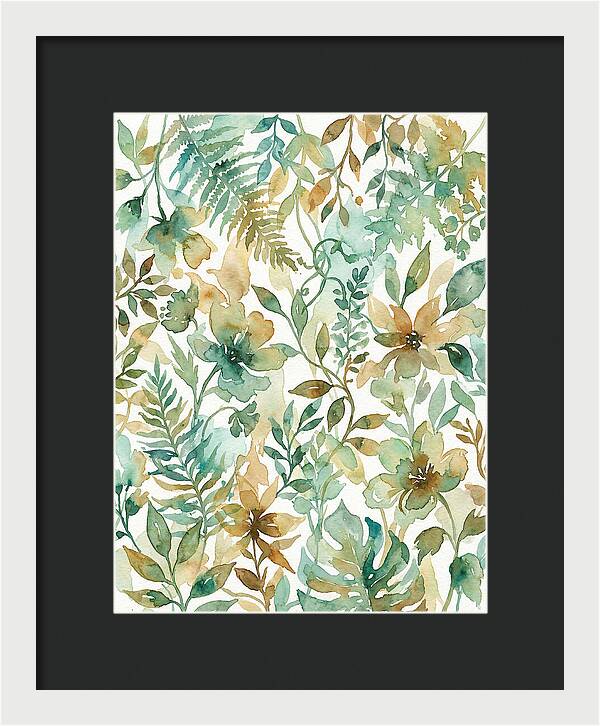 Leafy Watercolor Harmony