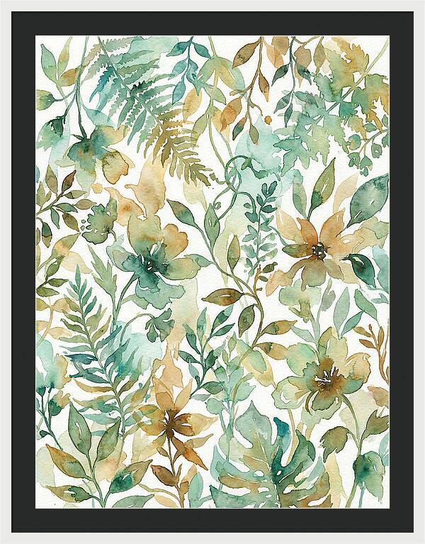 Leafy Watercolor Harmony