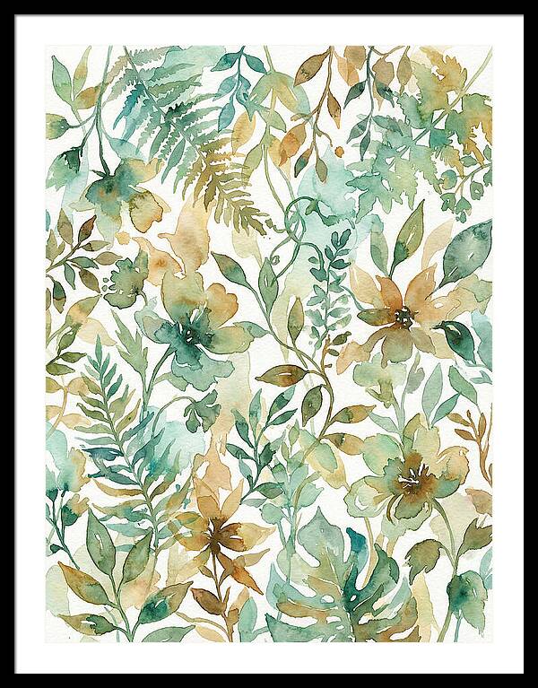 Leafy Watercolor Harmony