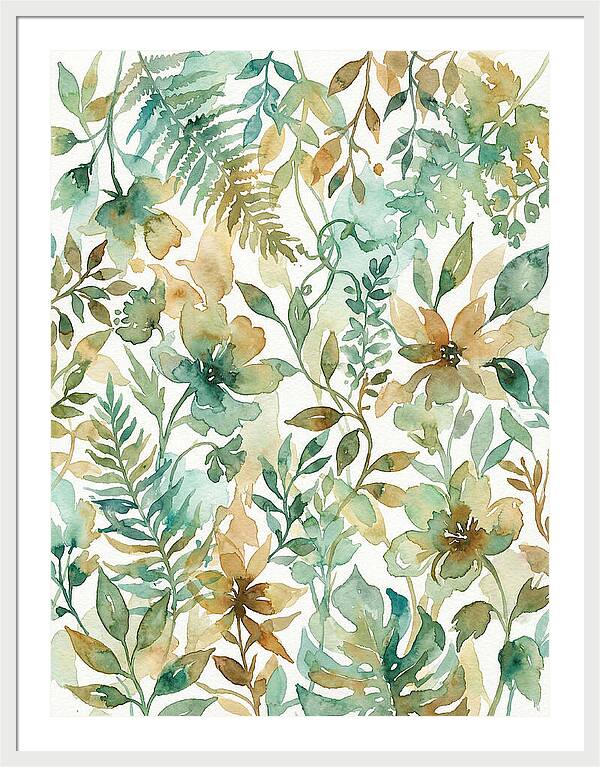 Leafy Watercolor Harmony