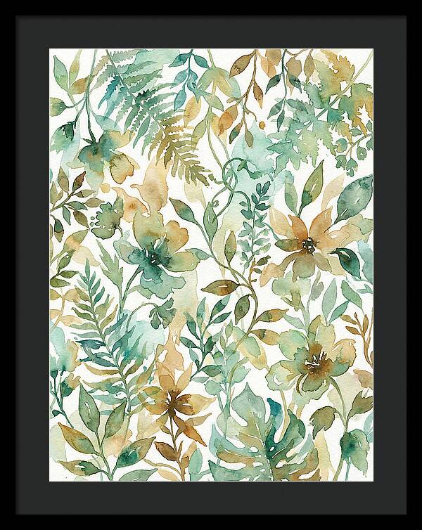 Leafy Watercolor Harmony
