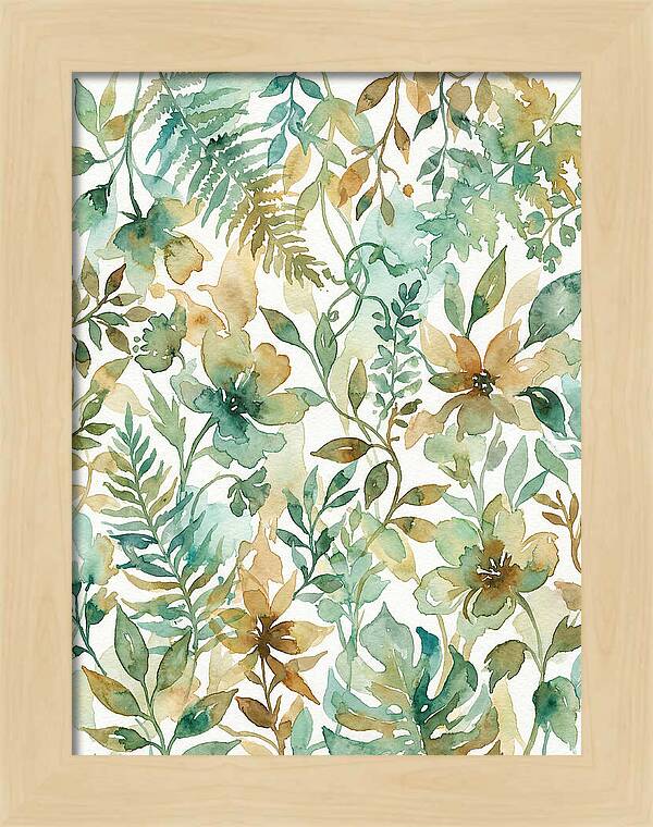 Leafy Watercolor Harmony
