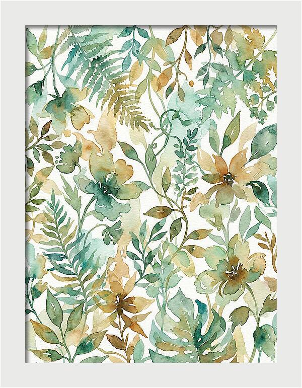 Leafy Watercolor Harmony