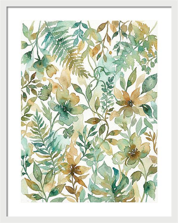 Leafy Watercolor Harmony