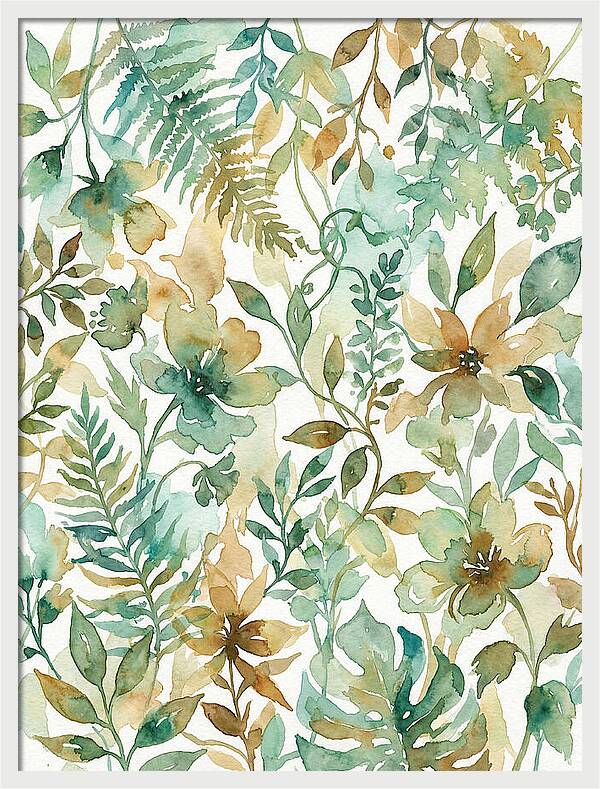 Leafy Watercolor Harmony