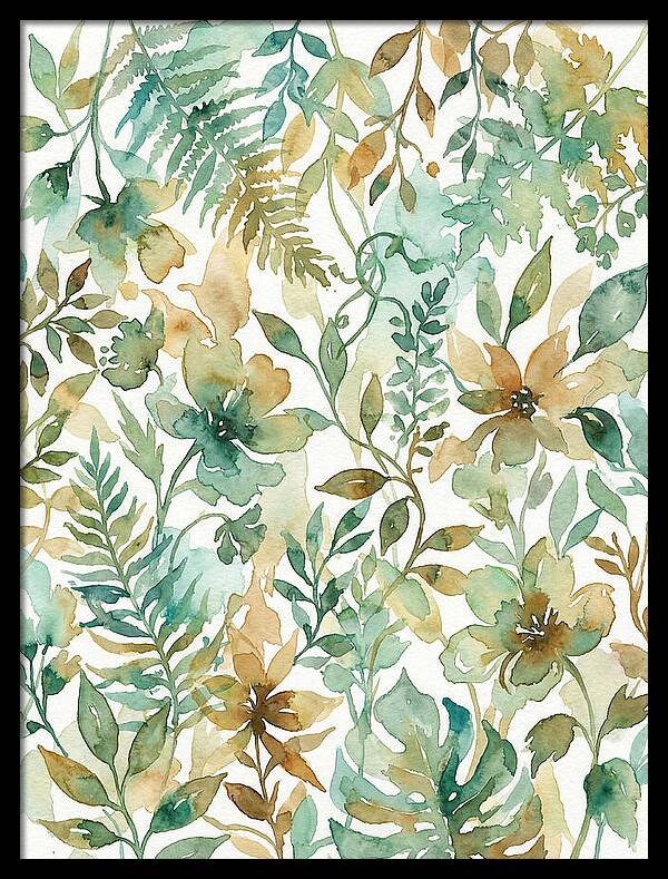 Leafy Watercolor Harmony