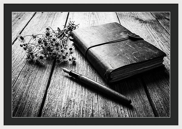 Leather Journal And Fountain Pen