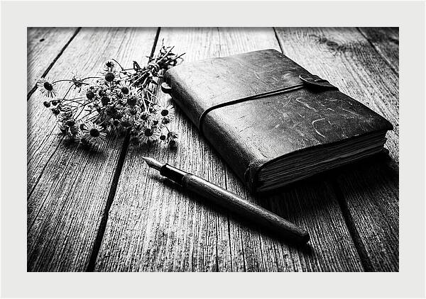 Leather Journal And Fountain Pen