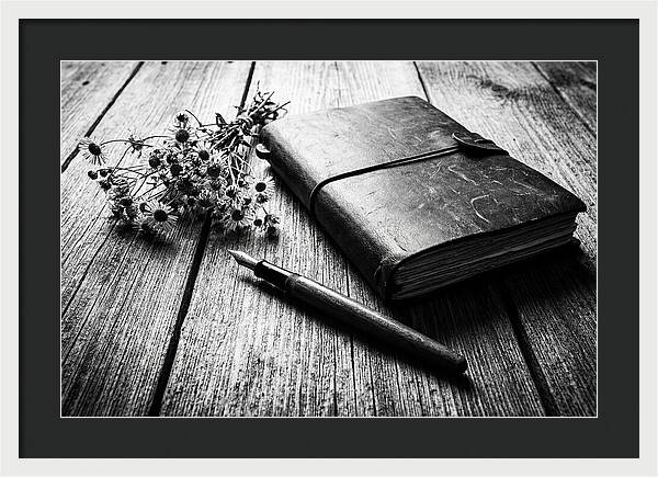 Leather Journal And Fountain Pen