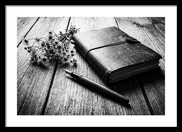 Leather Journal And Fountain Pen