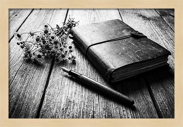 Leather Journal And Fountain Pen