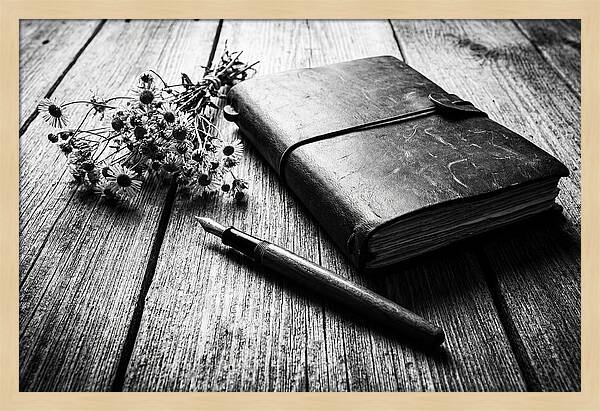 Leather Journal And Fountain Pen