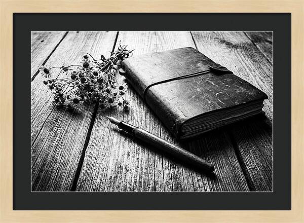 Leather Journal And Fountain Pen