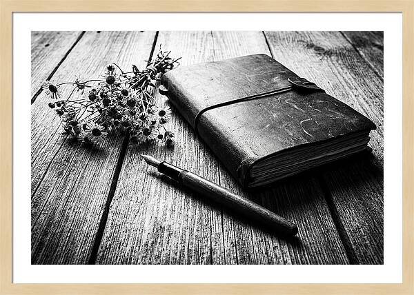 Leather Journal And Fountain Pen