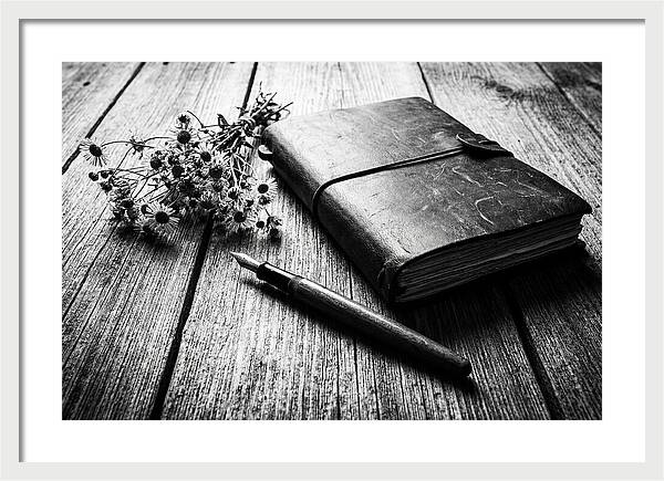 Leather Journal And Fountain Pen