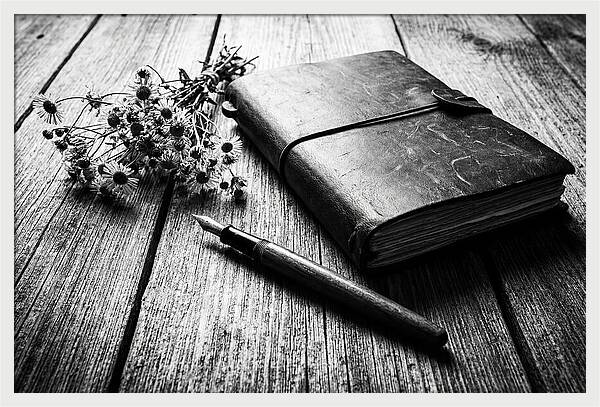 Leather Journal And Fountain Pen