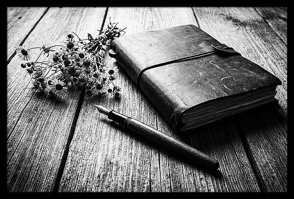 Leather Journal And Fountain Pen