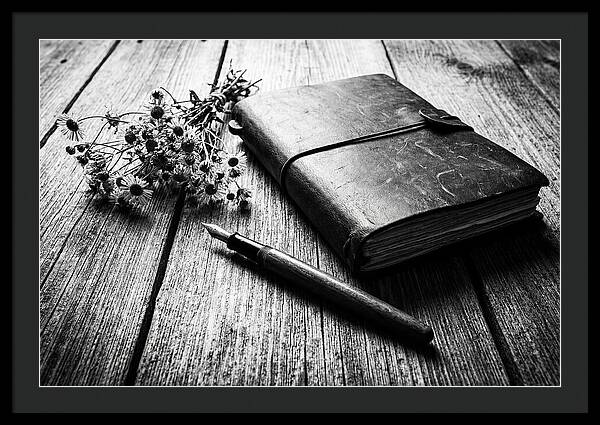 Leather Journal And Fountain Pen