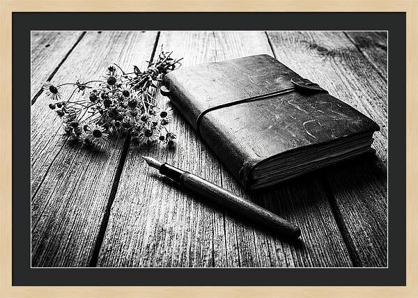 Leather Journal And Fountain Pen