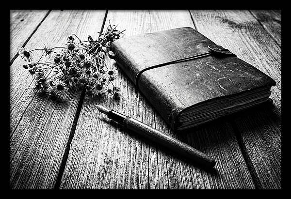 Leather Journal And Fountain Pen