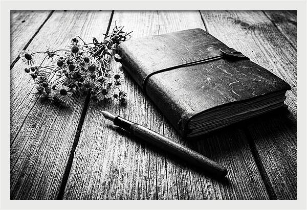 Leather Journal And Fountain Pen