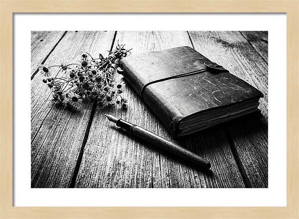 Leather Journal And Fountain Pen