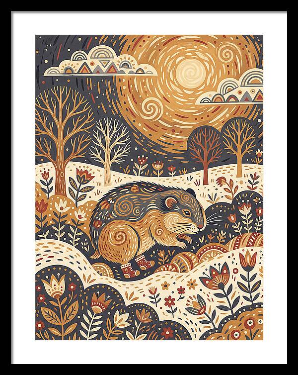 Lemming Folk In Nature