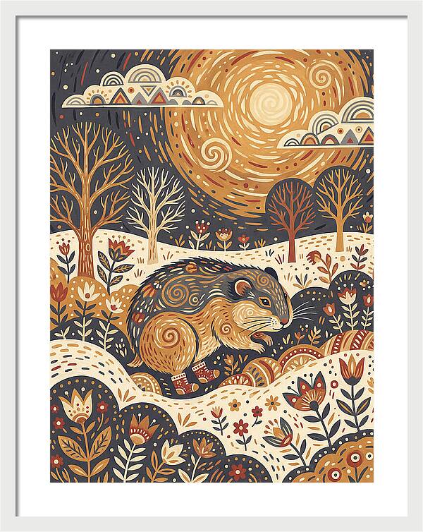 Lemming Folk In Nature